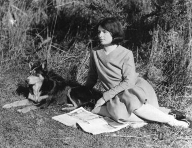 Sylvia with Dick Fletchers dog Doone