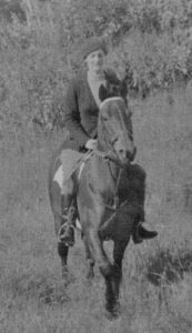 Sylvia on horse