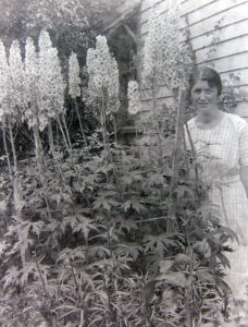 Nora in garden