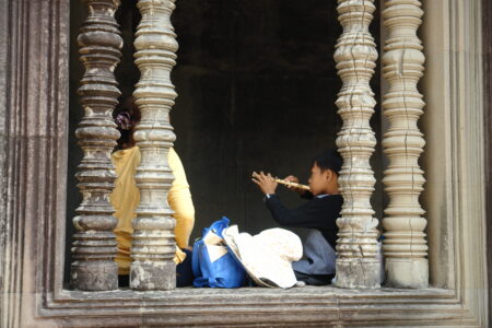Queues at Angkor Wat - Cambodia