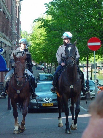 Police on horseback