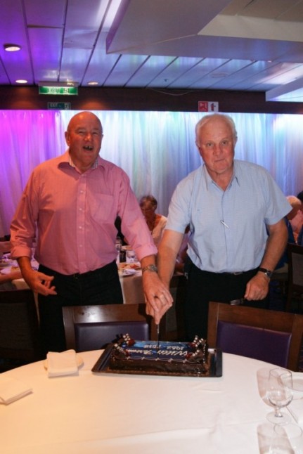 Cutting the cake