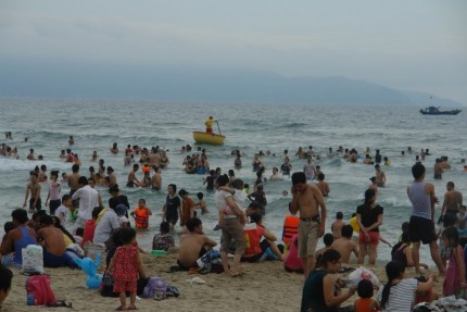 Public designated swimming area