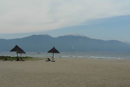 Our beach - the life guards had nothing to do.