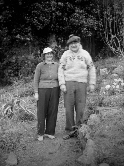 Amy and Stan Wilkinson at home on Kapiti Island