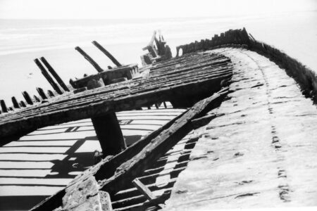 The Wreck of the Hydrabad, Waitarere Beach 2 - Ray Lovell Photography