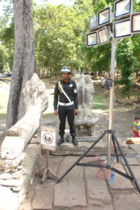 Temple Security - Bayon Temple - Cambodia