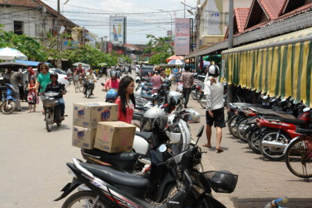 Downtown, Sein Reap, Cambodia