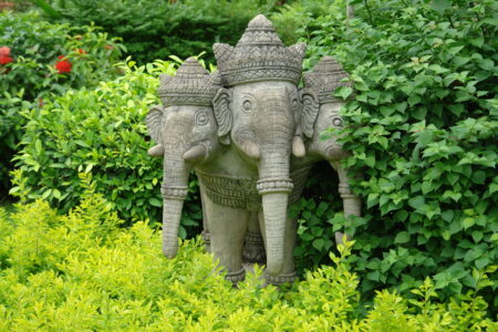 Gardens at the Sofitel Angkor Phokeethra Resort, Sein Reap, Cambodia