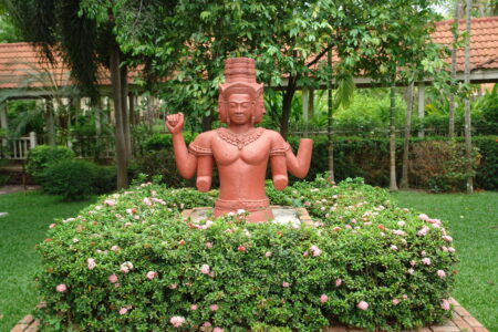 Gardens at the Sofitel Angkor Phokeethra Resort, Sein Reap, Cambodia