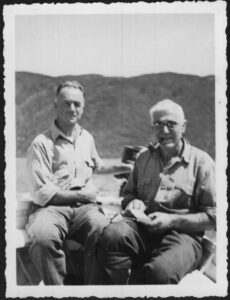 Morris Jones with Stan Wilkinson