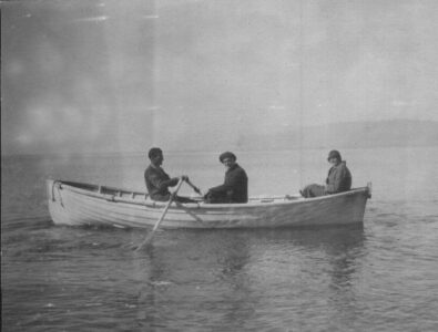 Ray rows in his parents