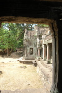Escaping from the tourist hoards at Ta Prohm - Cambodia
