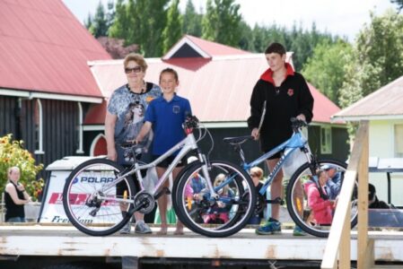 The prize winners of the junior race - well done!!