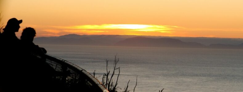 Top of the Paekakariki Hill Lookout (towards South Island)