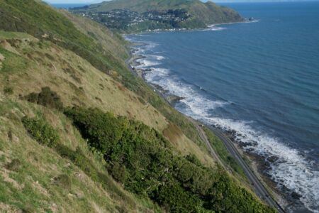 View from end of Stage Two - from here you must return to Paekakariki