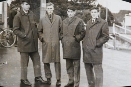 Spook, Steve, Reg and Dick head for Upper Hutt